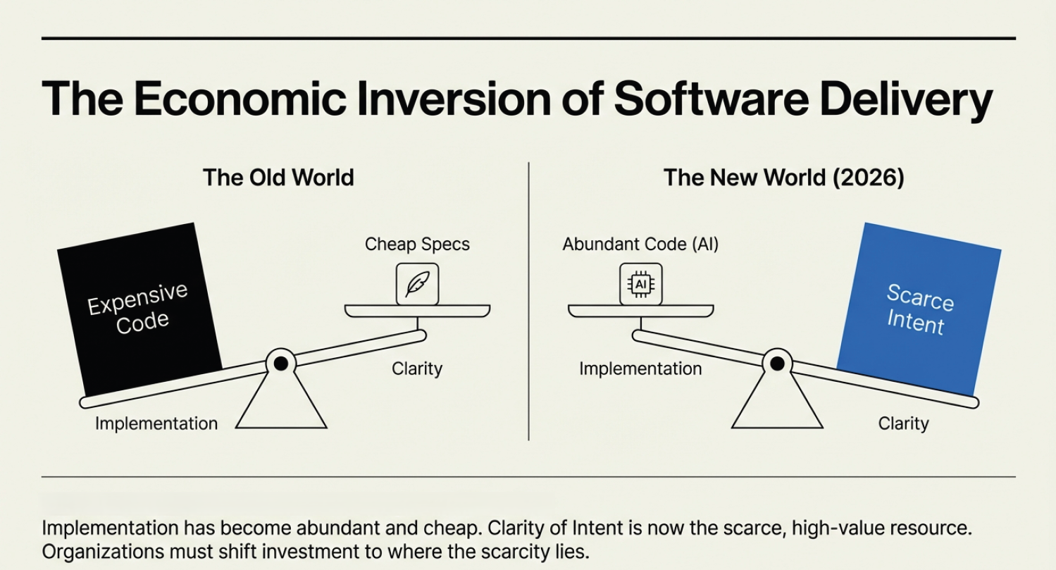 The Economic Inversion of Software Delivery